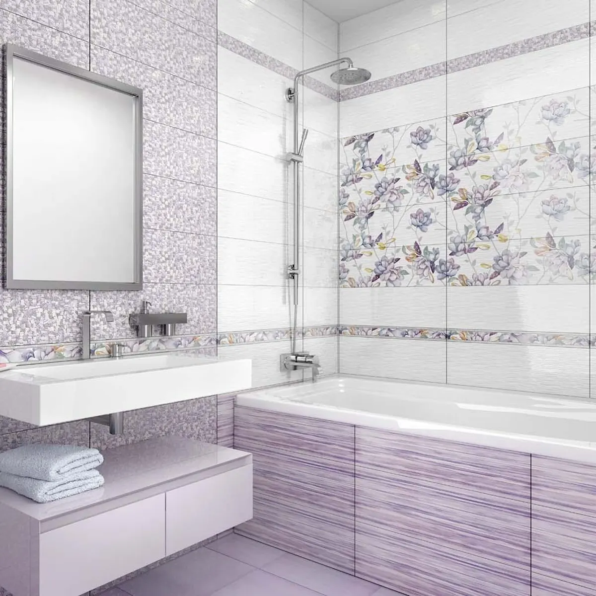 Укладка плитки в ванной в Бресте, цена за м2