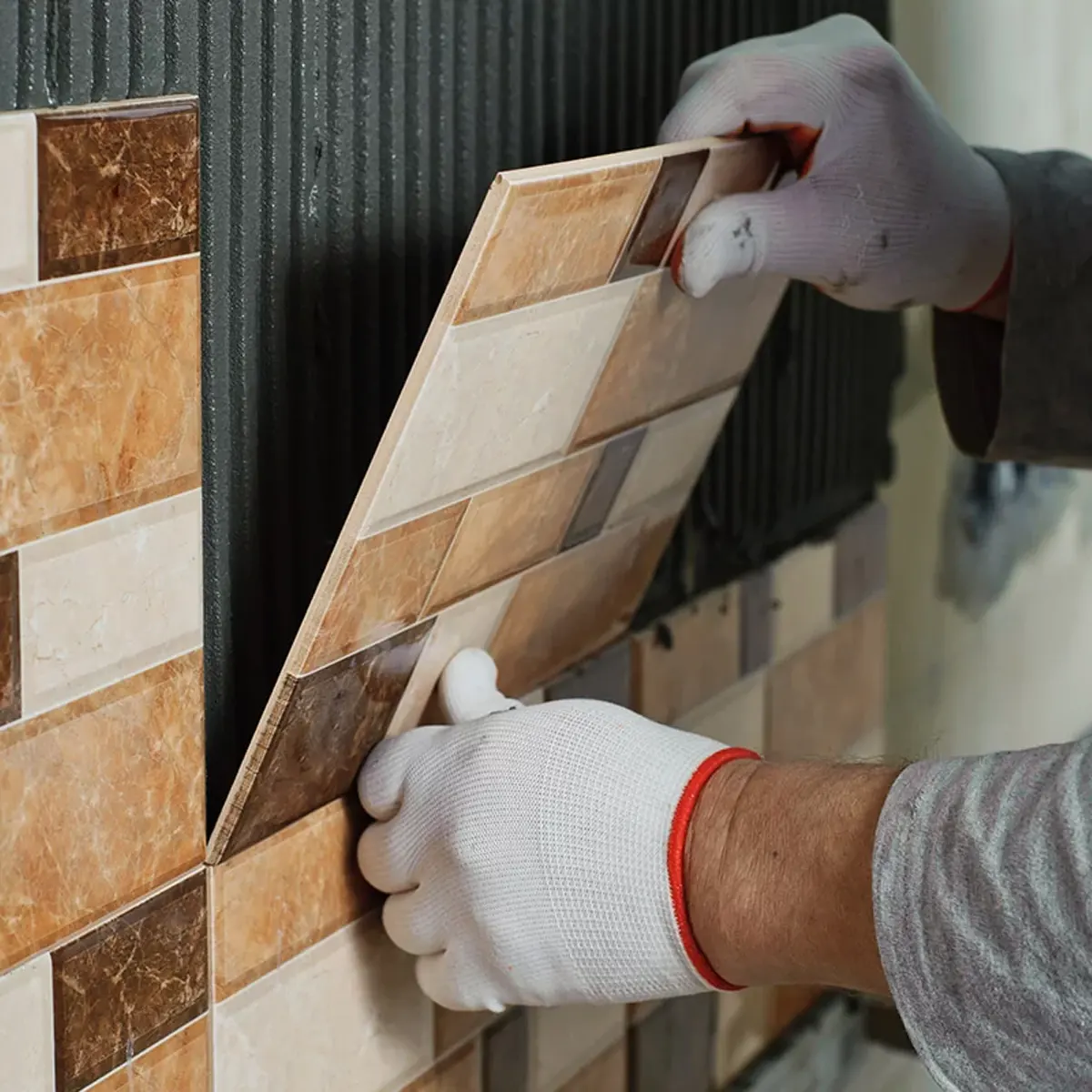 Плитка на гипсокартон